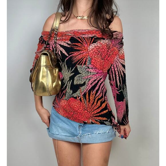 West End Vintage Flower Top - Picture 1 of 8